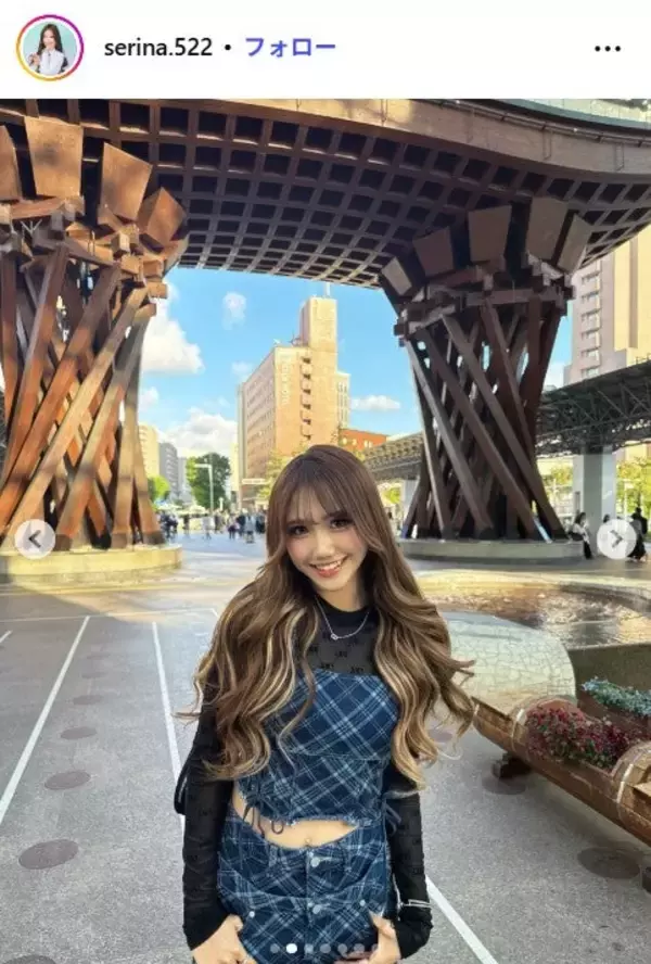 「今日好き」参加JK、美脚際立つミニワンピ姿の校外学習ショット公開「異次元のスタイル」「おしゃれ上級者」の声