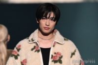 GENIC増子敦貴、初ランウェイで新境地 花柄ボアブルゾン×ヌーディーメイク施し会場魅了【TGC広島2025】