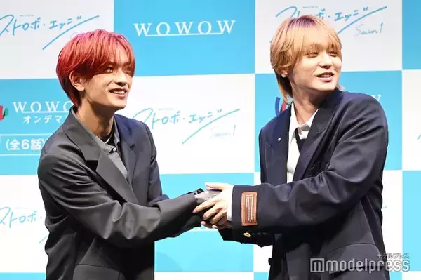 なにわ男子・高橋恭平、Hey! Say! JUMP伊野尾慧と初共演で熱い握手「猫のように可愛がっていただいた」【ストロボ・エッジ Season１】