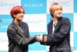 なにわ男子・高橋恭平、Hey! Say! JUMP伊野尾慧と初共演で熱い握手「猫のように可愛がっていただいた」【ストロボ・エッジ Season１】