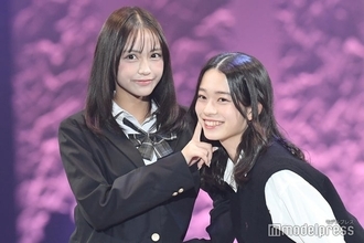 「今日好き」永瀬さら＆紗和、ペアランウェイで“ほっぺツン” 圧巻スタイルも際立つ【サツコレ2025A/W】