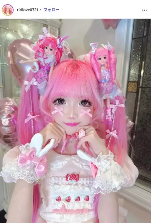 “小学生姫ギャル”りりぴ「マンバメイク」姿で雰囲気ガラリ「誰かと思った」「クオリティがレベチ」驚きの声