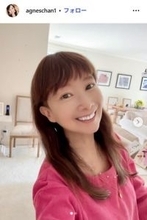 アグネス・チャン、30年以上前のミニ丈コムデギャルソンワンピで美脚披露「スタイル良すぎます」「いつの時代も可愛すぎる」の声