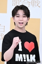 【紅白本番】M!LK塩崎太智、人気芸人らと張り合う姿が話題「シンメだった」「さすが塩崎プロ」