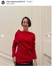 中村江里子アナ「私のお腹もふっくら」16年前の息子とのハグショット公開「うるっと来た」「素敵な思い出写真」の声