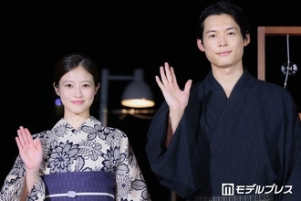 SixTONES松村北斗＆今田美桜、浴衣姿で登場・短冊に願い込める「1つ前の映画くらいからできていなくて」【白鳥とコウモリ】