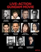 「ガンダム」シリーズ初の実写映画化 Netflixで制作開始 キャストも発表