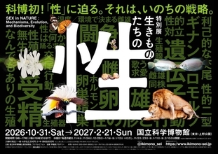 国立科学博物館、初の“性”テーマの特別展「生きものたちの性」人気クリエイターともタッグ