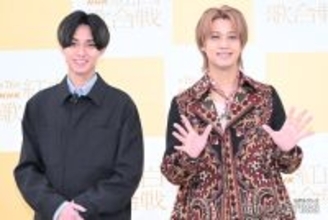 【紅白本番】King ＆ Prince高橋海人、曲前にミッキーマウスと微笑ましいやり取り 3年ぶり2人体制初の出場