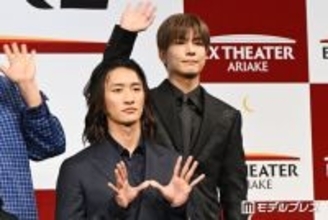 Snow Man岩本照、ミュージカルで「10キロ痩せることも」体作り明かす 三代目JSB岩田剛典「勉強になります！」【EXシアター有明オープニングラインナップ発表会】