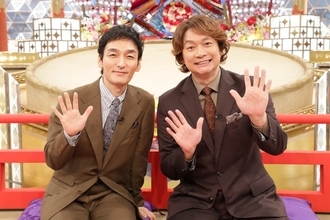 草なぎ剛＆香取慎吾、フジバラエティ8年ぶり共演でダブルMCに「大相撲フードバトル」放送決定