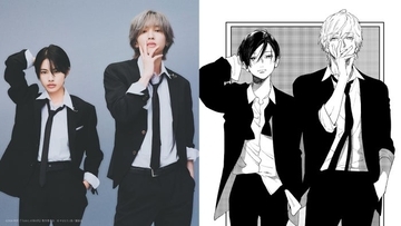 「うるわしの宵の月」なにわ男子・道枝駿佑＆安斉星来、原作オマージュカット公開 黒スーツ姿＆無邪気に頬張る食事ショットも