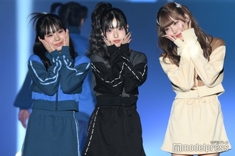 MINAMI、3姉妹でイベント初共演 色違いコーデで登場【TGC熊本2024】