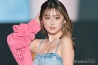 ゆうちゃみ、美デコルテ際立つ赤いベアトップドレス姿公開「キュートでエレガント」「セクシー」の声