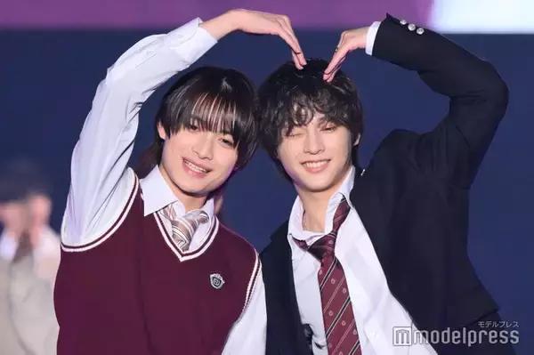 「今日好き」倉⽥琉偉＆森本陸⽃、仲良くハートポーズ「カッコいい」「イケメンすぎる」【TGCしずおか2026】