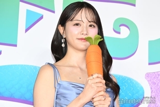 森香澄、サテンキャミワンピで美肌見せ “推し”も明かす【ズートピア２】