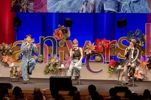 AAA、5年ぶりイベント開催 宇野実彩子・與真司郎・末吉秀太が客席降臨で歌唱 20年の感謝…今後に意気込みも「未来の約束をどんどんしていけたら」【ファンミレポ】