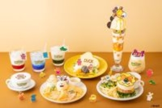 「たべっ子どうぶつLAND CAFE」東京・大阪・名古屋で、ロングパフェや地域限定サンドにグッズも
