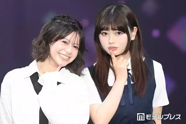 「今日好き」おひなさま（長浜広奈）＆米澤りあがペアランウェイ キュートな“お揃いポーズ”に歓声【サツコレ2026S/S】