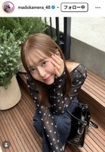 元HKT48森保まどか、美ウエスト見せ私服ショット披露「大人っぽい」「シンプルでセクシー」と反響