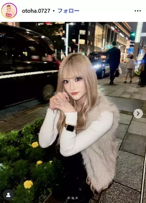 「今日好き」倉八音羽、美スタイル際立つ浅草ショットに反響「脚が綺麗」「映えすぎ」