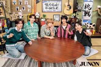 M!LK、多忙な仕事現場に密着2本立て「JUNON」登場 佐野勇斗は「かわいい感情を勉強中」近況明かす