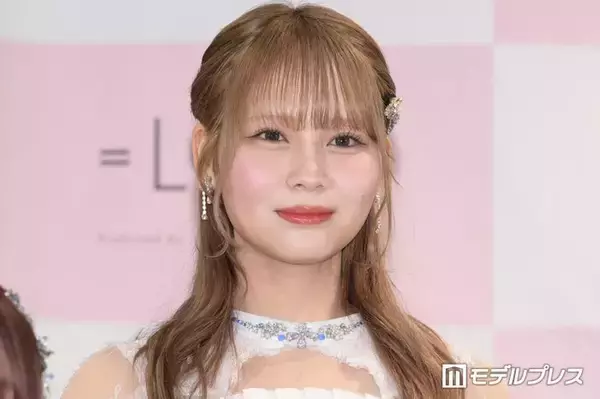 ＝LOVE大場花菜、国立でのヘソ出しクマ衣装姿にファン歓喜「出没大歓迎」「悶絶級の可愛さ」