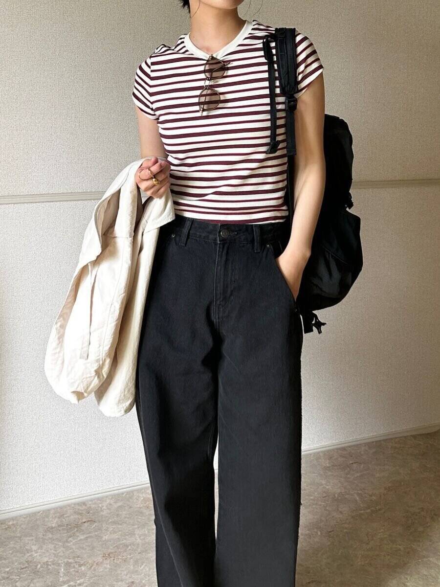 【ユニクロのミニT】が使える！1枚でこんなに変わる「春の着回しコーデ」3選