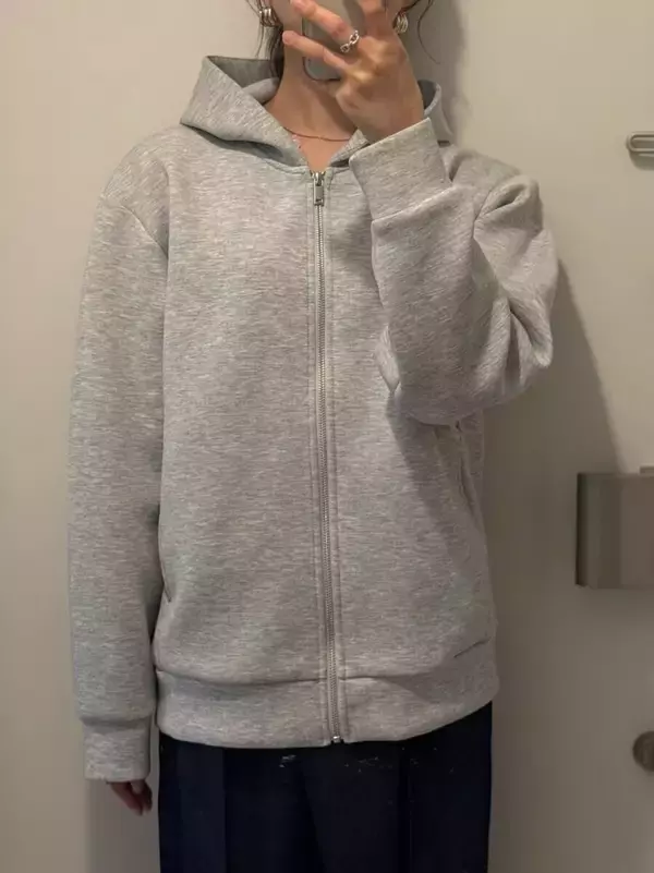 手抜きに見えないフーディコーデってこれ！GUで1,990円の今が買い時♡着回し3コーデ