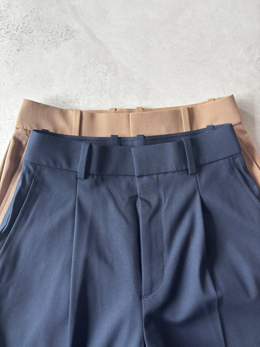 154cmさんがユニクロのワイドパンツを2サイズはき比べ♡脚長見えの着こなし術