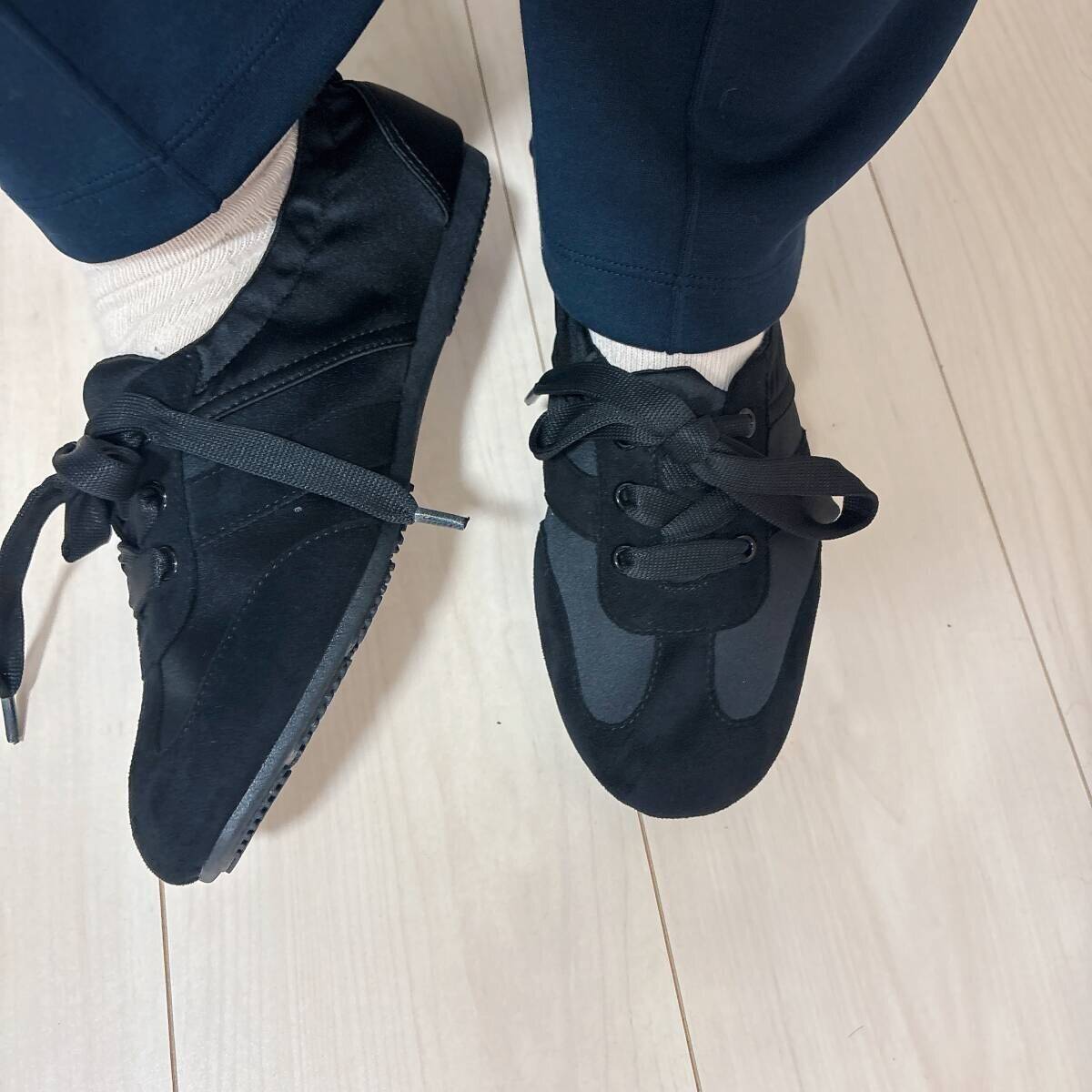 GUで2990円は反則級…♡「バレエスニーカー」が軽くて可愛くてヘビロテ確定！