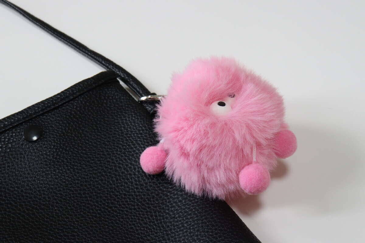 まさか100均にあるなんて！「今話題のもふもふアイテム♡」トレンドど真ん中なキーホルダー