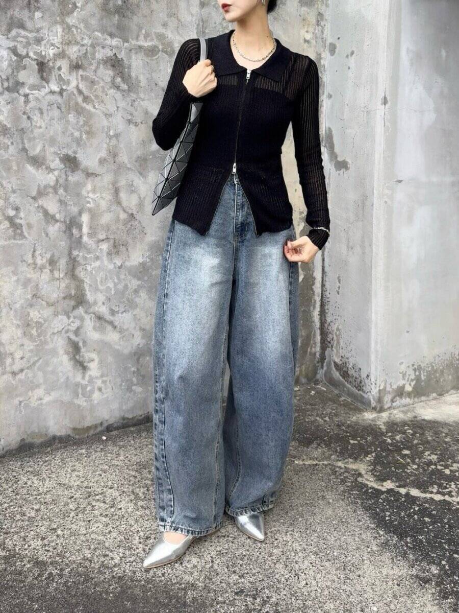 初夏のきれいめカジュアルにはワイドデニムが万能でした！おしゃれな人の着こなし5style