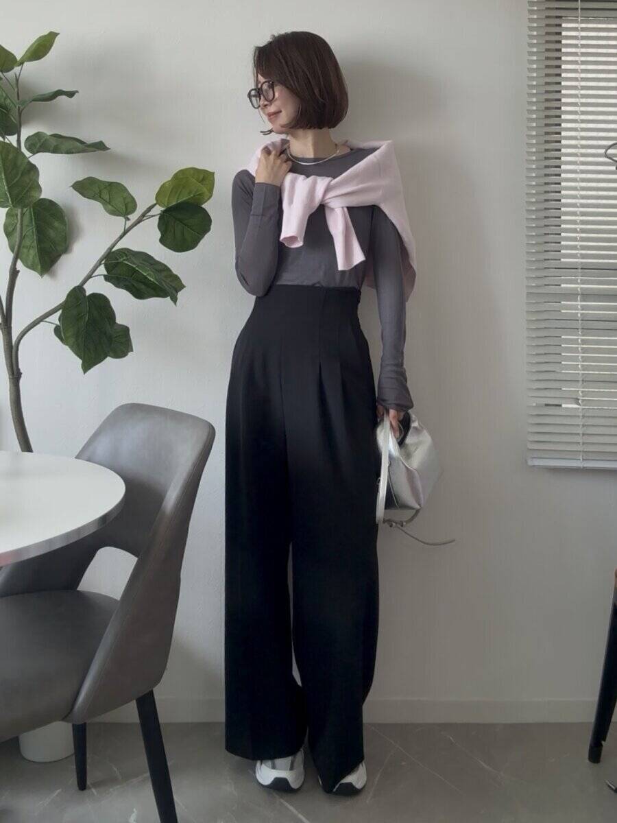 GUで2種類買い♡ほんのり透けるのが可愛い！1,290円「秋トップス」が着回し優秀すぎた