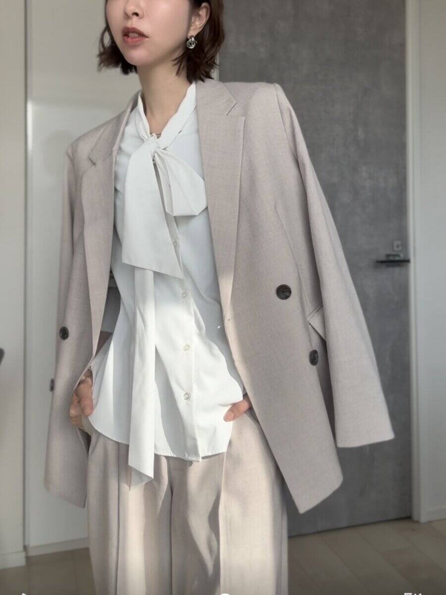 GUの「ジャケット」が昨年即完→待望の再販♡4990円でセレモニーもカジュアルもいける！