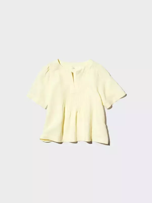 春夏コーデは「ユニクロブラウス」が圧倒的に使える♡可愛くて着心地も抜群で言うことなし！