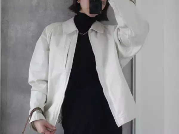 GUで3990円の春アウター見つけた♡メンズなのに女性が着ても可愛すぎる…！購入品レビュー