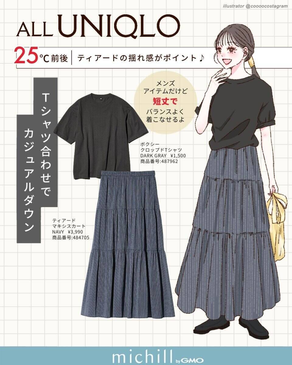 外は暑いけどオフィスは寒い…はユニクロで解決できる♡夏の気温別おたすけアイテムコーデ7選