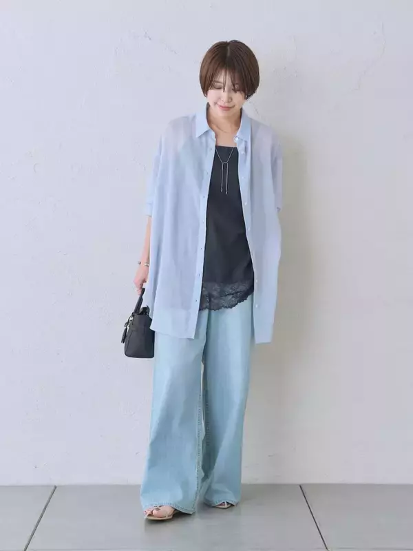 暑い夏こそ「シアーシャツ」が使える！重ねるだけで即垢抜け♡大人女子の着こなしアイデア5連発