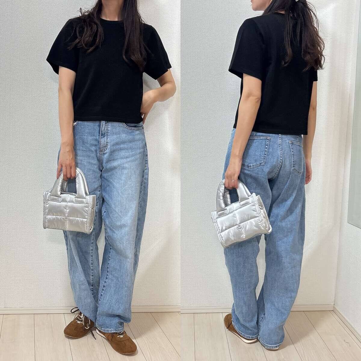 Tシャツより上品なのにお値段以上♡ユニクロの半袖ニットで叶う大人の細見え着こなし術
