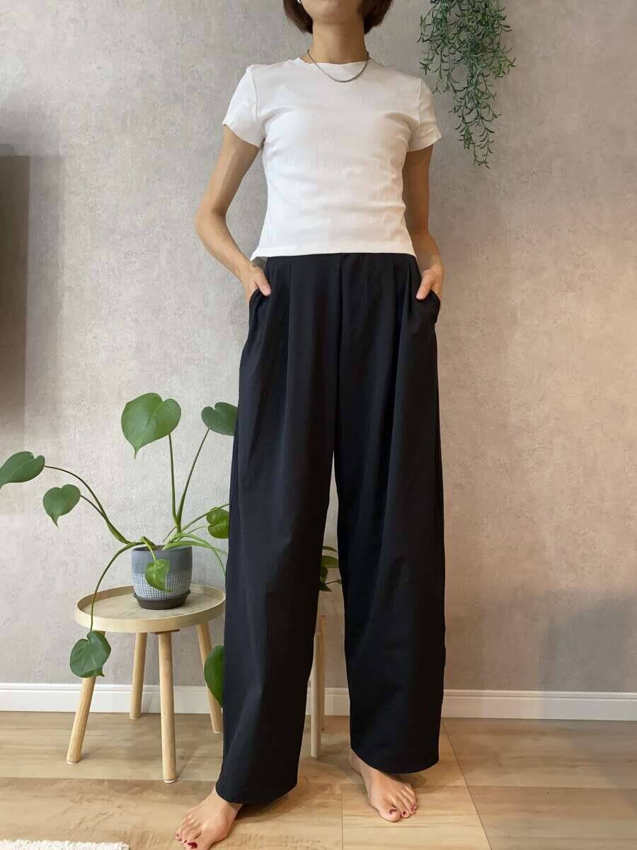 ユニクロのらくちん美脚パンツが着心地よすぎて思わずイロチ買い！着用レビュー＆着回しコーデ