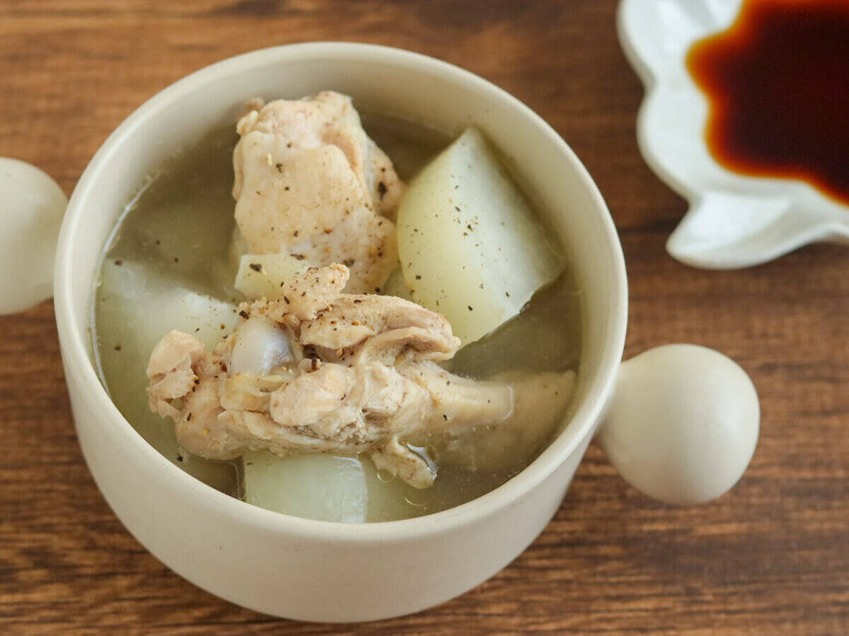 コウケンテツさんの「鶏と大根のスープ」作ってみたら、鍋に入れて煮るだけなのに美味しすぎた！