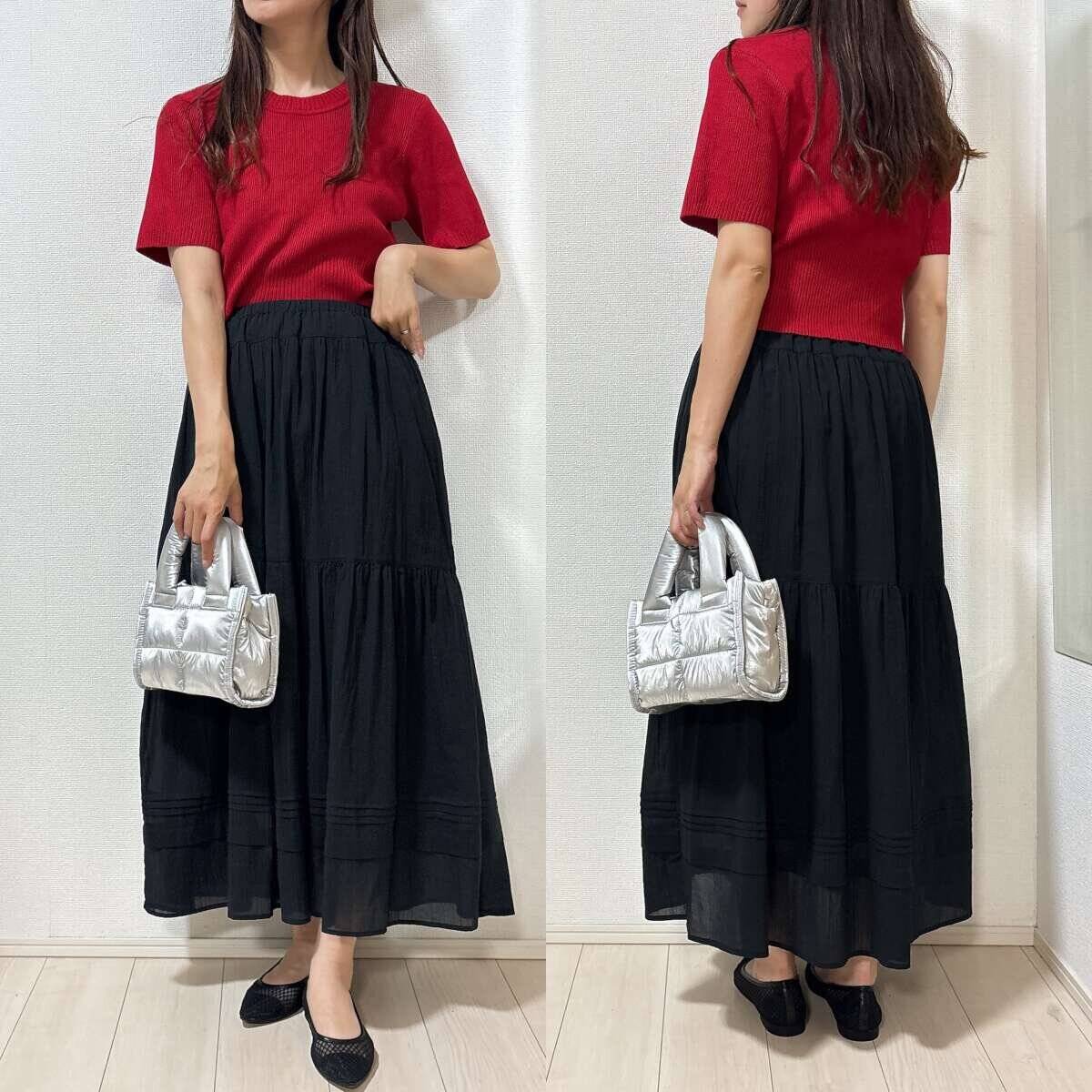 真夏でも涼しいって本当…！？足を出したくない日のユニクロマキシスカート検証