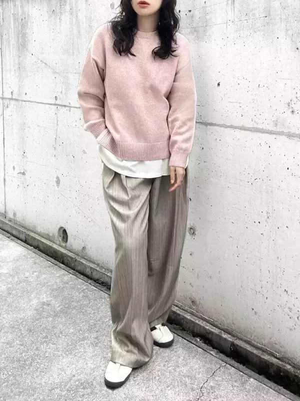 今おしゃれさんは「ピンク」を選んでる！可愛いのに大人っぽい♡春色ニットコーデ5style