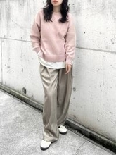 今おしゃれさんは「ピンク」を選んでる！可愛いのに大人っぽい♡春色ニットコーデ5style