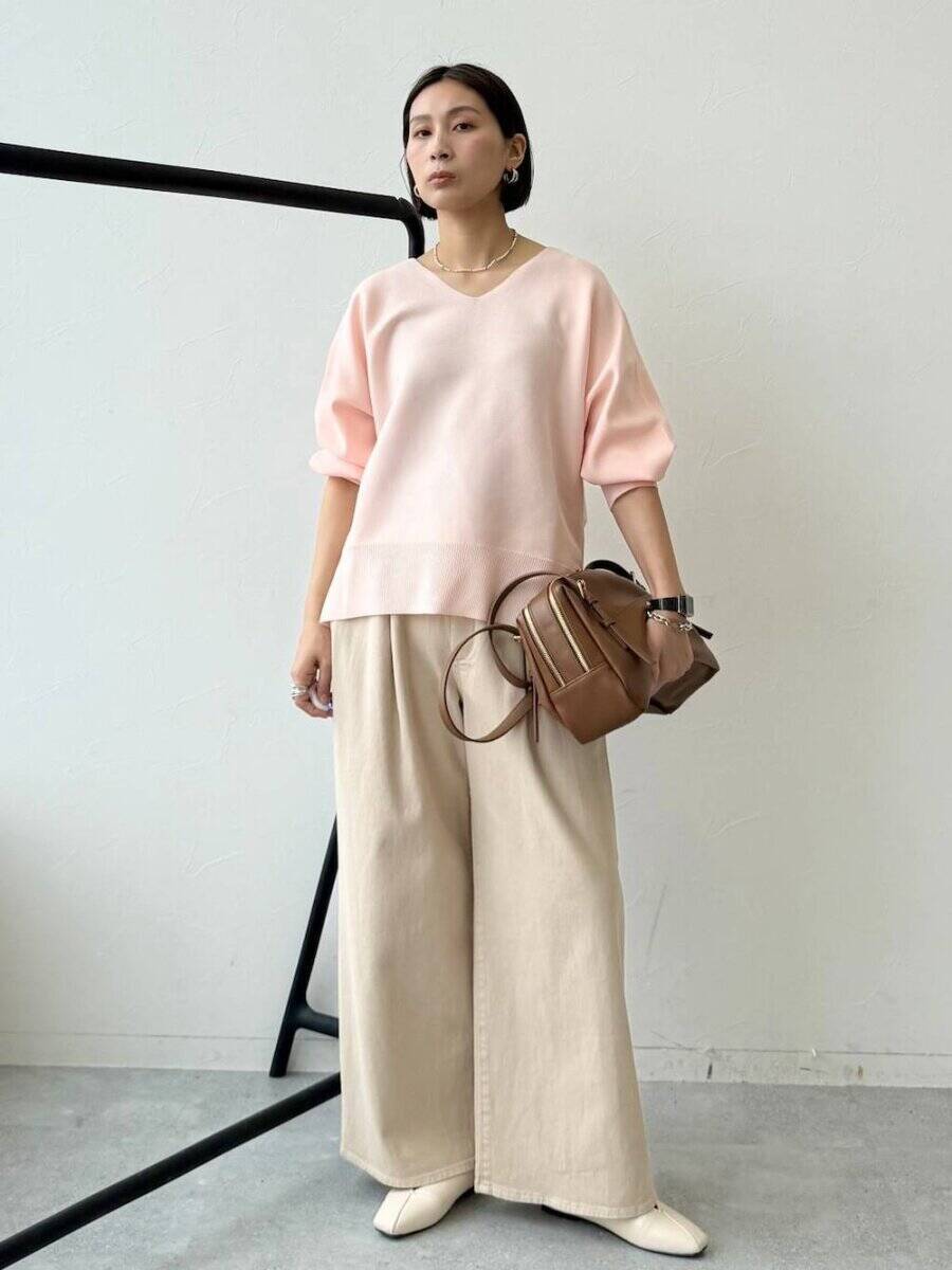 今おしゃれさんは「ピンク」を選んでる！可愛いのに大人っぽい♡春色ニットコーデ5style