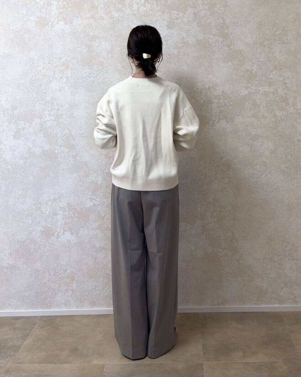 ユニクロの「ストライプワイドパンツ」が優秀すぎる…♡細見え＆シワ知らず！着回し3コーデ