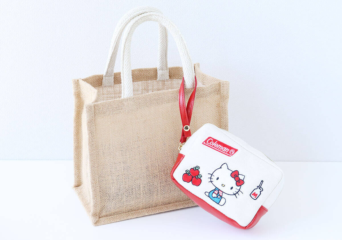InRed10月号付録が超豪華♡コールマン×ハローキティのエコバッグ＆ポーチは早い者勝ち！
