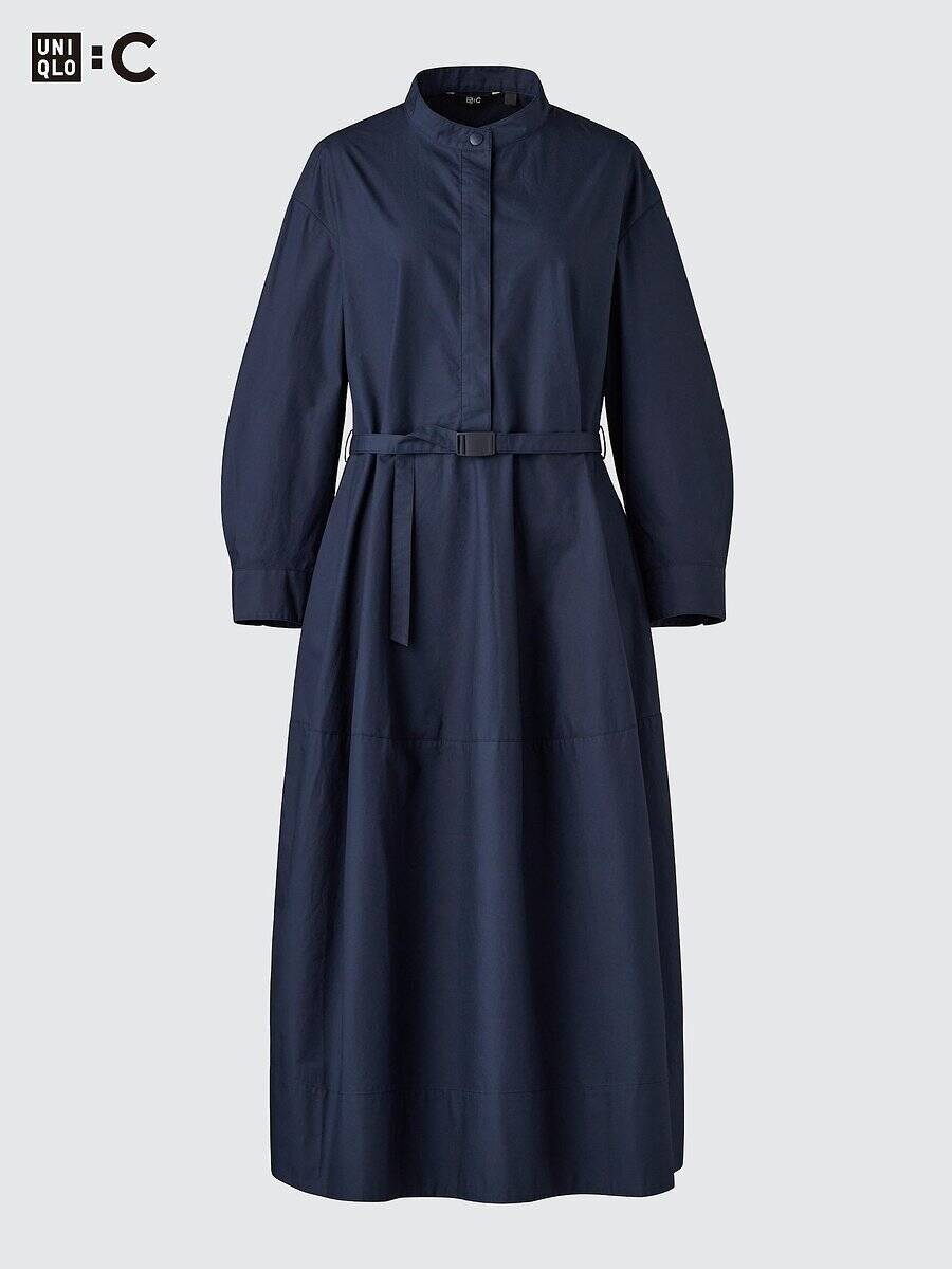 ユニクロワンピ「1枚あるとめちゃ着まわせてありがたい～」「忙しい朝の味方♡」