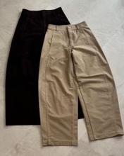 ユニクロ「バレルパンツ」口コミ3300件超え♡154cmがXSとSはき比べ！どっちが買い？